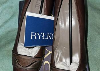 Skórzane buty Ryłko.  Raz założone.Rozm. 40.