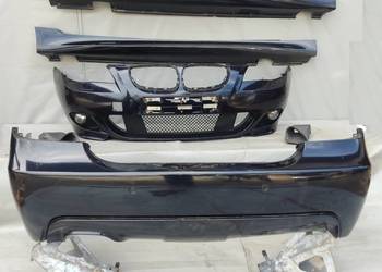BMW 5 E60 MPAKIET ZDERZAK PRZEDNI TYLNY PRÓG PROGI WLOTY CARBONSCHWARZ