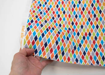 Tkanina bawełniana kolorowe romby od Michael Miller Fabrics