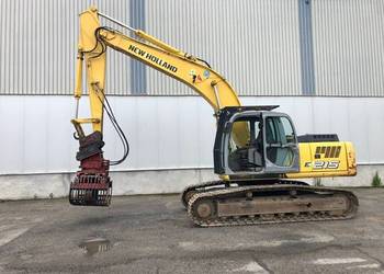 Koparka gąsienicowa New Holland Kobelco E215+Verahtert VRG25 do wyburzeń