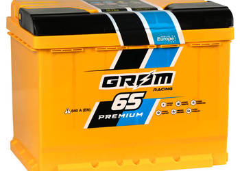 Akumulator 65Ah 640A EN GROM RACING PRAWY PLUS