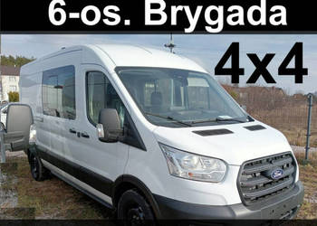 Ford Transit 4x4 165KM L3H2 6-osob. Super Niska Cena Hak Zbiornik 95l - 19…