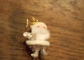 Mikołaje do zawieszenia i wbicia. Vintage. Cena za komplet!