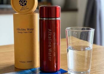 NOWY Termos do Produkcji Wody Alkalicznej – Energy Nano Flask 380 ml (Czerw