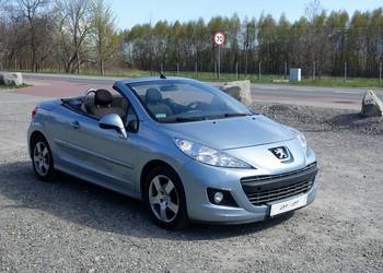 Peugeot 207CC 1.6 120KM Kabriolet Zarejestrowany Klima Grzane fotele