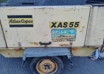 kompresor srubowy altas copco xas55 ,
