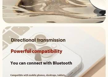 Bezprzewodowe słuchawki Xiaomi M76 Bluetooth 5.4 wyświetlacz mikrofon