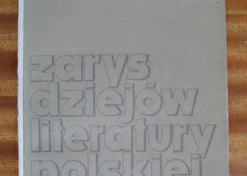 Zarys dziejów literatury polskiej 1963 rok