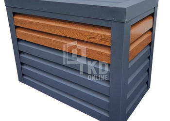 Osłona klimatyzatora pompy ciepła70x40x60 cm antracyt TKD180