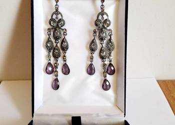 Klasyczne kolczyki wieczorowe