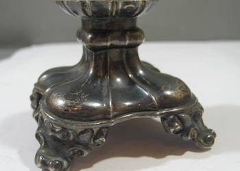 Stary Srebrny Swiecznik