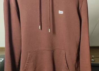 Bluza LEE plain hoodie deep wine