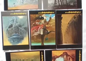 Zestaw 7 pocztówek z serii Strona Beksińskiego.pl. Centrum Prom. Bieszczad. Zestaw 7 pocztówek z serii Strona Beksińskiego.pl. Centrum Prom. Bieszczad.