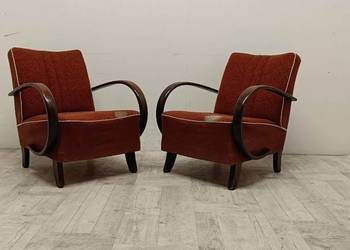 fotele Halabala  lata 50–te do salonu art deco design vintage