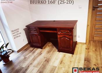 Biurko Stylowe Komoda Witryna Orzech Dąb  Buk Bekas Producent Mebli