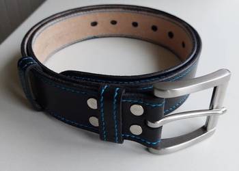 Pasek ze skóry bydlęcej, Juchtowej,krupon 3-3,5mm.