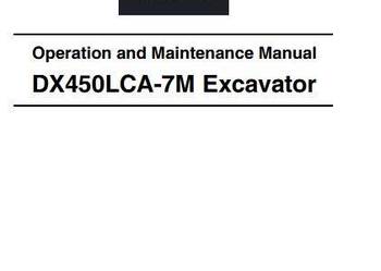 Doosan DX450LCA-7 instrukcja obsługi PL DTR