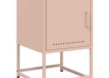 Szafka nocna różowa 36x39x605 cm stal WM-846448