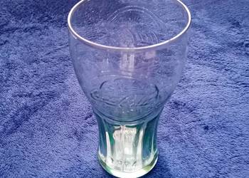 Turkusowa kolekcjonerska szklanka Coca Cola The Real Thing 1994 r. 0,25 L.