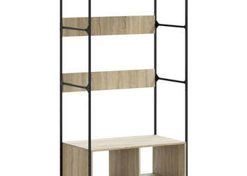 Szafa dąb sonoma 90x50x180 cm materiał drewnopochodny WM-848670