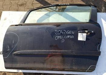 DRZWI LEWE PRZÓD OPEL CORSA D 3 DRZWI