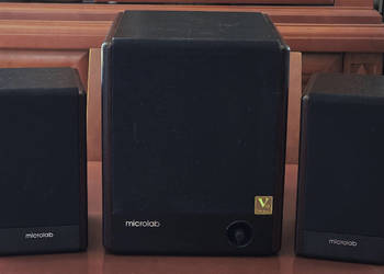 Głośniki 2.1 Microlab FC330 mikrolab subwoofer subufer zestaw kolumny audio