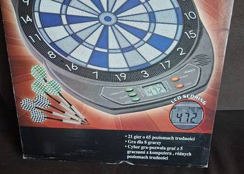 Elektroniczna tarcza do gry w strzałki  21 gier gra na 8 graczy  nowe CQ-89