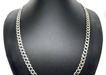 Srebrny Łańcuszek Próby 925 27,27g Długość 52cm Ocechowany Pancerka