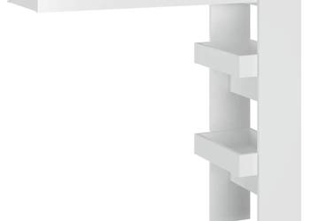 vidaXL Ścienny stolik barowy, biały o wysokim połysku(SKU:811787)