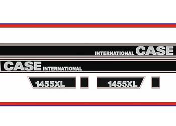 Naklejki ciągnik traktor Case International 1455 XL Nalepki Komplet