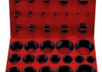 Uszczelki okrągłe gumowe, ORINGI olejoodporne - ZESTAW 419 szt warsztatowe