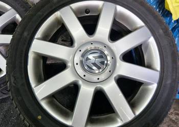 Sprzedam felgi VW Touran passat opony  zima oraz lato 5x112 17" cali