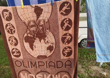 Ręcznik z PRL-U Olimpiada