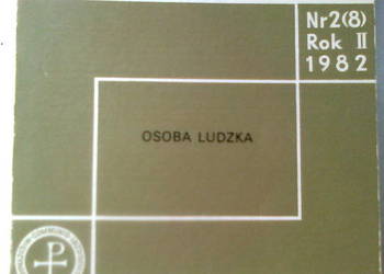 Osoba ludzka nr 2 1982 COMMUNIO