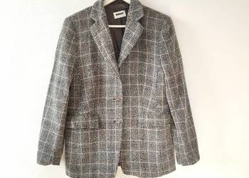 Wełniana Marynarka Żakiet Vintage y2k Hucke Wool Jacket blezer