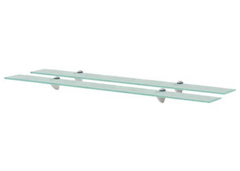 Półki szklane 2 szt. 100 x 20 cm 8 mm WM-3051525