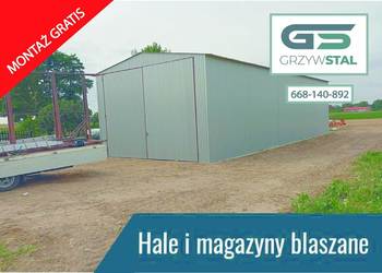 Garaż Blaszany - HALA Magazyn na Maszyny - Rolniczy Garaż – GRZYWSTAL