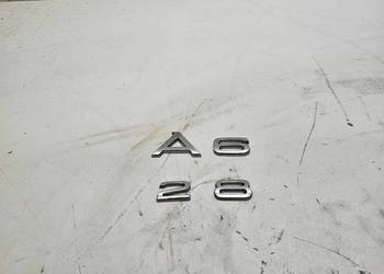 EMBLEMAT KLAPY TYŁ AUDI A6 C6 2.8 ORYGINAŁ
