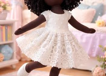 Lalka szmacianka murzynka