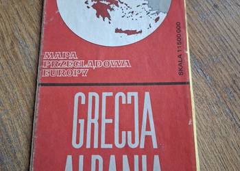 Grecja Albania mapa przeglądowa Europy 1:1 500 000