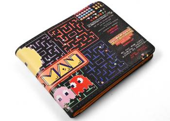 Arcade | 13 cm | Eko-Skóra | Portfel | Pac-Man