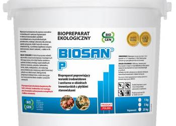 BIOSAN P 5 kg upłynnia gnojówkę, usuwa odory
