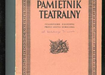 Pamiętnik Teatralny Rok 1955 Zeszyt 3-4