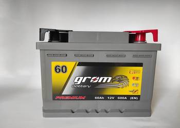 Akumulator 60Ah 600A GROM Premium