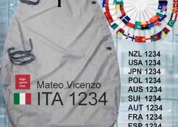 Pokrowiec do łódki Optimist góra. ELO Pokrowce World Regatta