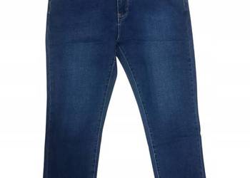 SPODNIE JEANSOWE B.B.S PUSH UP niebieskie wywinięcie size 44/pas 84-90 cm