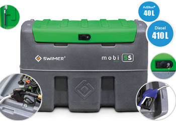 Zbiornik mobilny DUO na ON i AdBlue 410L/40L Swimer