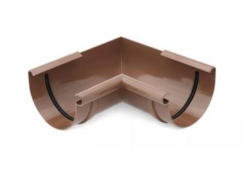 Bryza PVC Narożnik wewnętrzny 125 mm brązowy
