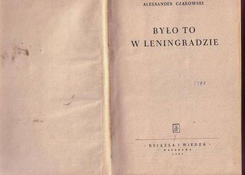 (5123) BYŁO TO W LENINGRADZIE – ALEKSANDER CZAKOWSKI
