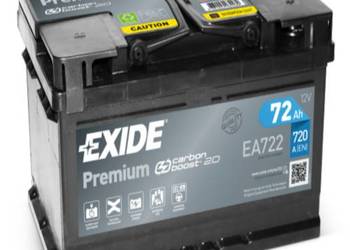 Akumulator 72Ah 720A EN Exide Premium